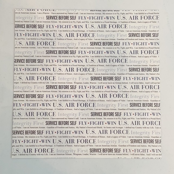 Air Force Scrapbook Paper & Stickers Bundle - Picture 5 of 11